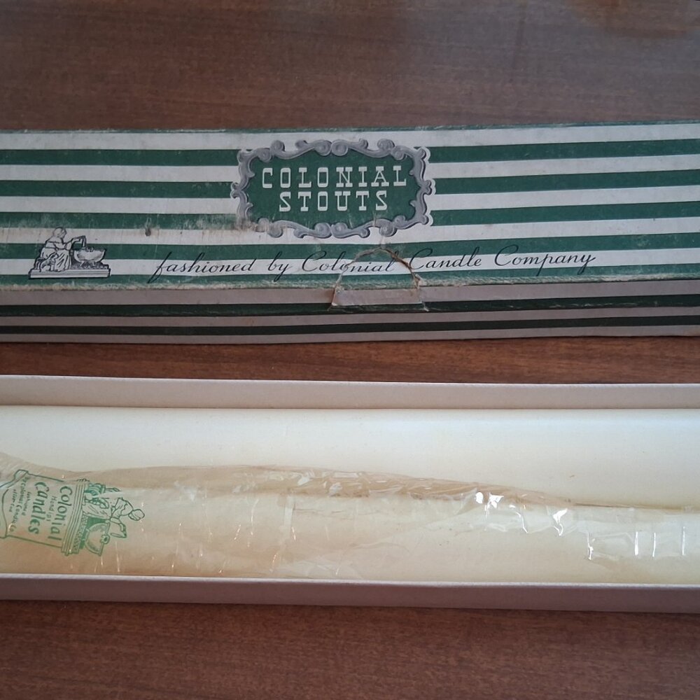 Colonial Candles of Cape Cod Vintage 15" Stouts